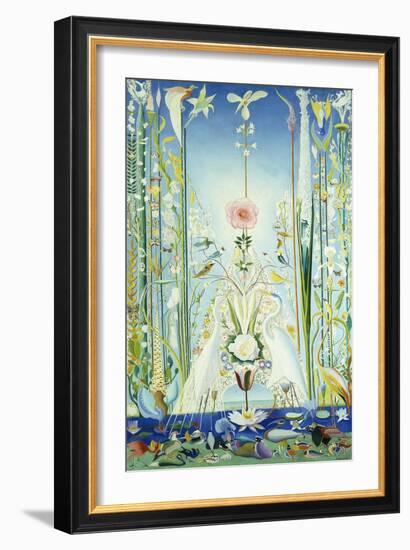 Apotheosis of the Rose, (Oil on Canvas)-Joseph Stella-Framed Giclee Print