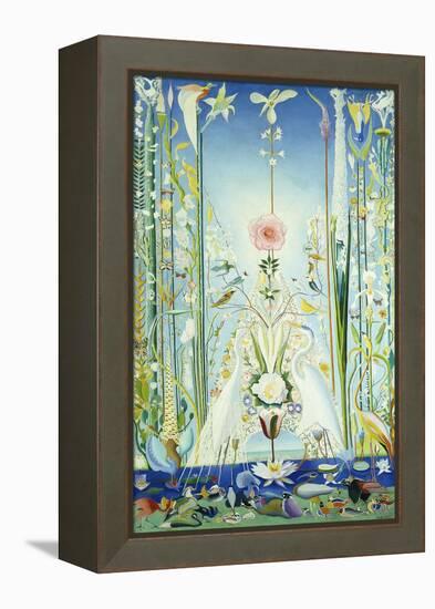 Apotheosis of the Rose, (Oil on Canvas)-Joseph Stella-Framed Premier Image Canvas