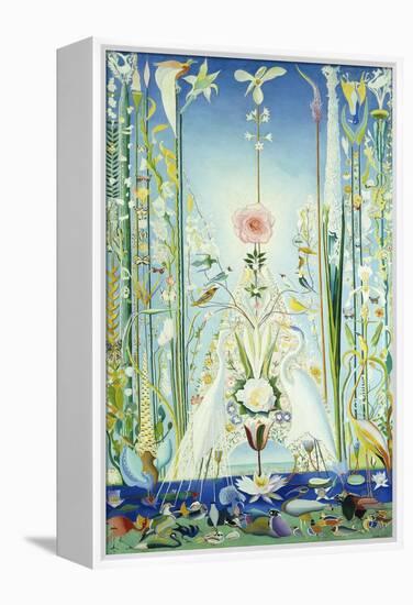 Apotheosis of the Rose, (Oil on Canvas)-Joseph Stella-Framed Premier Image Canvas