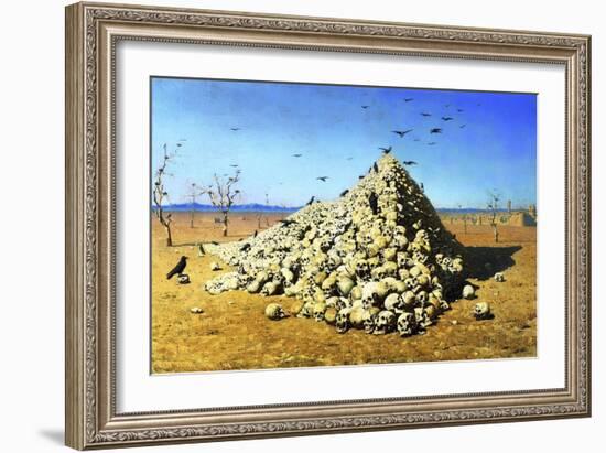 Apotheosis of the War, 1871-Vasily Vereshchagin-Framed Giclee Print