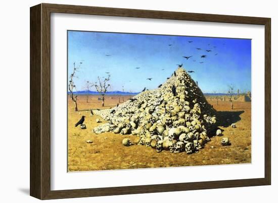 Apotheosis of the War, 1871-Vasily Vereshchagin-Framed Giclee Print