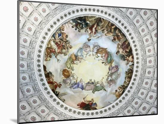 Apotheosis of Washington-Constantino Brumidi-Mounted Giclee Print