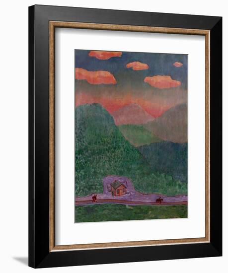 Appalachian Mist-John Newcomb-Framed Premium Giclee Print