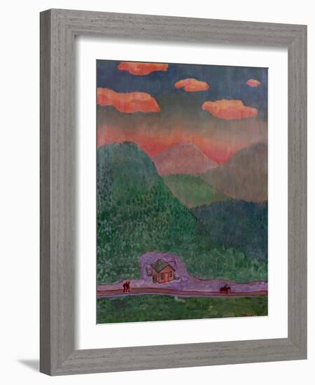 Appalachian Mist-John Newcomb-Framed Giclee Print