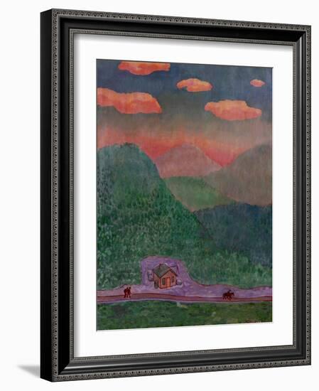 Appalachian Mist-John Newcomb-Framed Giclee Print