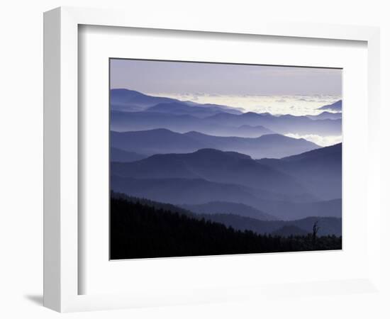 Appalachian Mountains at Dawn, Great Smoky Mountains National Park, Tennessee, USA-Adam Jones-Framed Photographic Print