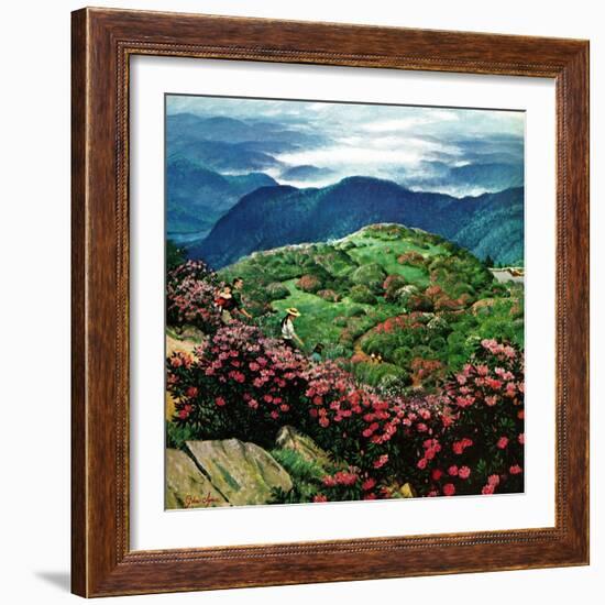 "Appalachian Rhododendrons," May 27, 1961-John Clymer-Framed Giclee Print