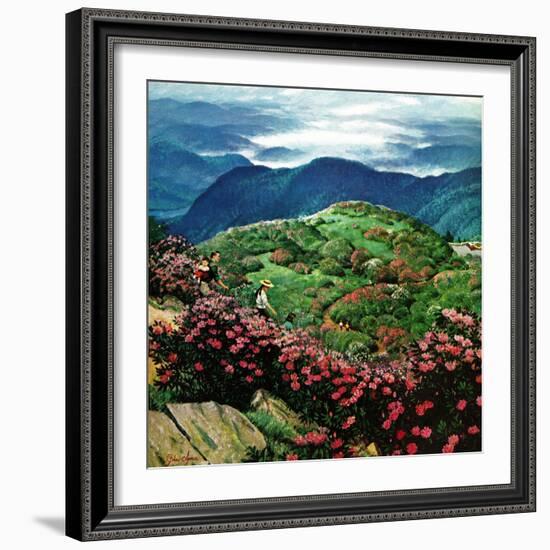 "Appalachian Rhododendrons," May 27, 1961-John Clymer-Framed Giclee Print