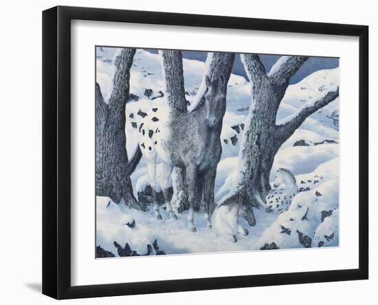 Appaloosa Guardian-K.C. Grapes-Framed Giclee Print