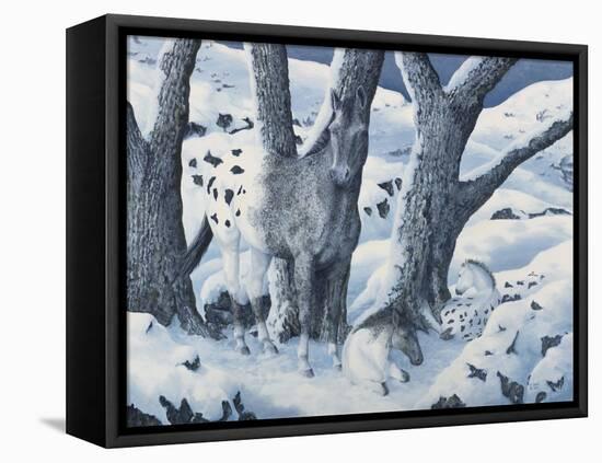 Appaloosa Guardian-K.C. Grapes-Framed Premier Image Canvas