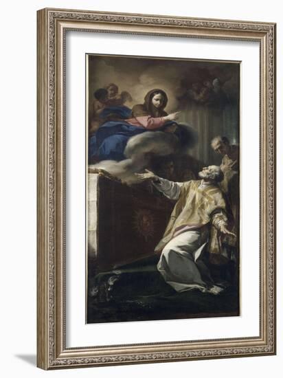 Apparition de la Vierge à saint Philippe de Neri-Corrado Giaquinto-Framed Giclee Print