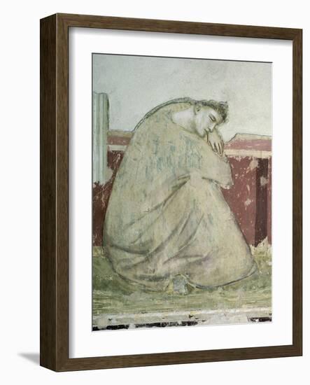 Apparition of St Francis to St Anthony-Giotto di Bondone-Framed Giclee Print