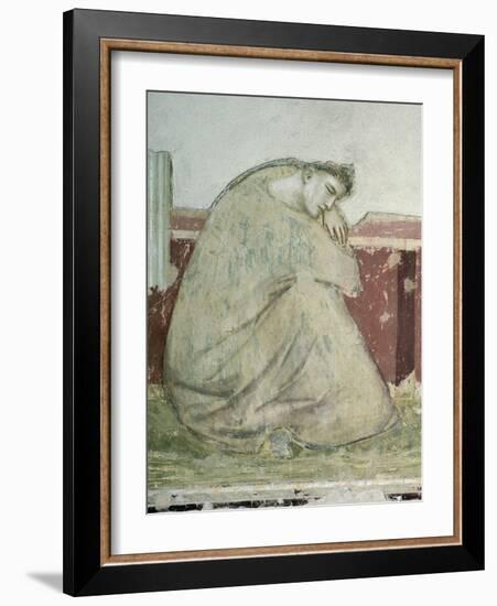 Apparition of St Francis to St Anthony-Giotto di Bondone-Framed Giclee Print