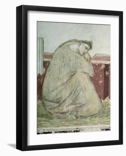 Apparition of St Francis to St Anthony-Giotto di Bondone-Framed Giclee Print