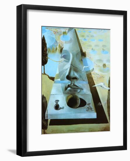 Apparition of the Face of Aphrodite-Salvador Dalí-Framed Art Print