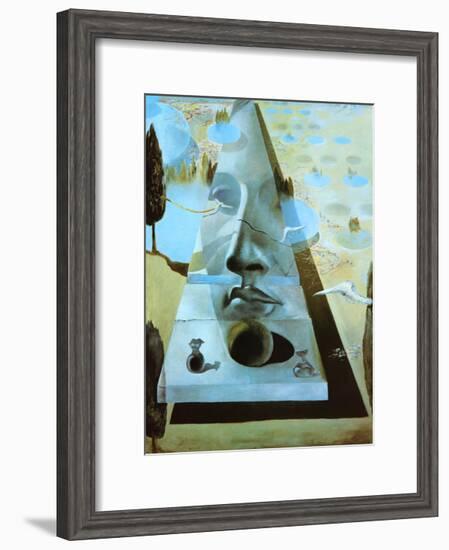 Apparition of the Face of Aphrodite-Salvador Dalí-Framed Art Print