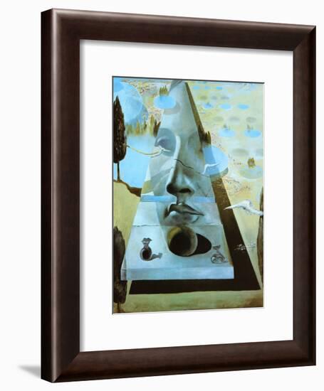 Apparition of the Face of Aphrodite-Salvador Dalí-Framed Art Print