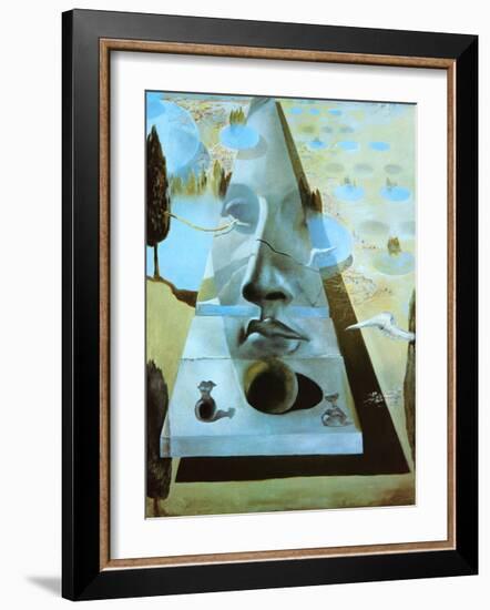 Apparition of the Face of Aphrodite-Salvador Dalí-Framed Art Print