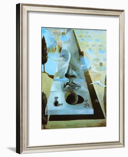 Apparition of the Face of Aphrodite-Salvador Dalí-Framed Art Print