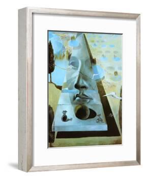 Apparition of the Face of Aphrodite-Salvador Dalí-Framed Art Print