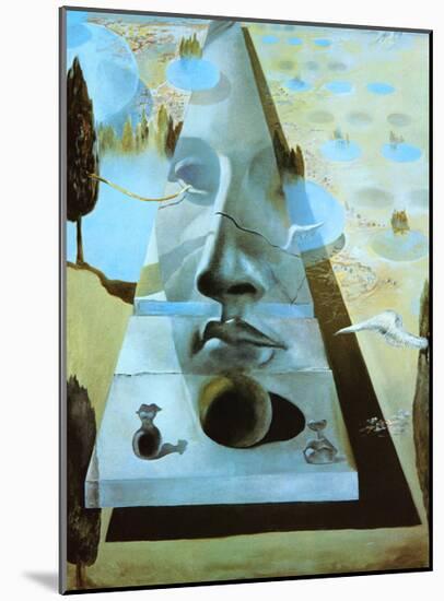 Apparition of the Face of Aphrodite-Salvador Dalí-Mounted Art Print