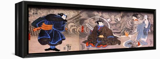 Apparition of the Monstrous Cat-Kuniyoshi Utagawa-Framed Premier Image Canvas