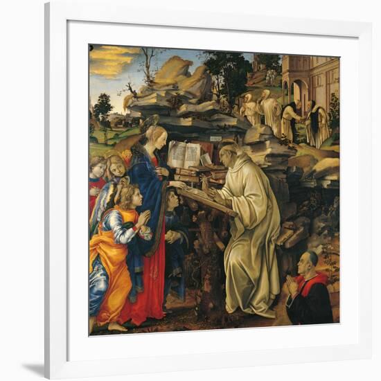 Apparition of the Virgin To St Bernard-Filippino Lippi-Framed Giclee Print