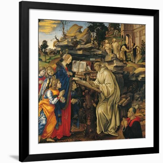 Apparition of the Virgin To St Bernard-Filippino Lippi-Framed Giclee Print