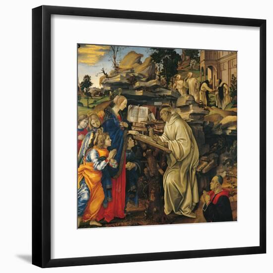 Apparition of the Virgin To St Bernard-Filippino Lippi-Framed Giclee Print