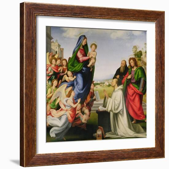 Apparition of the Virgin to St. Bernard-Fra Bartolommeo-Framed Giclee Print