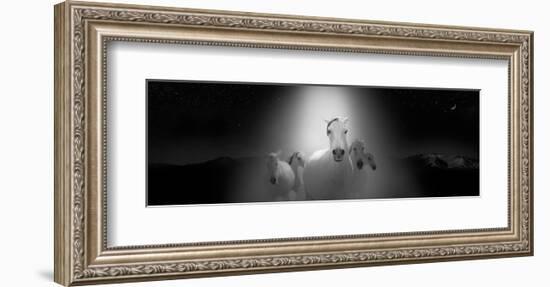 Apparitions of Equus-Rosa Mesa-Framed Art Print