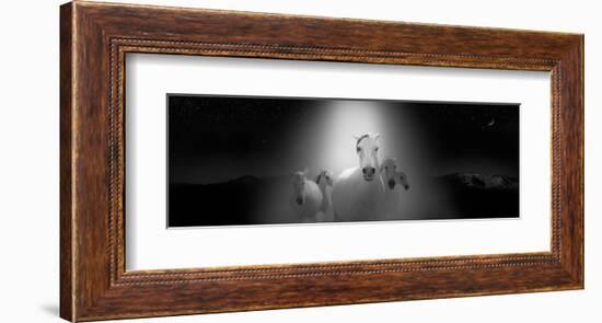 Apparitions of Equus-Rosa Mesa-Framed Art Print