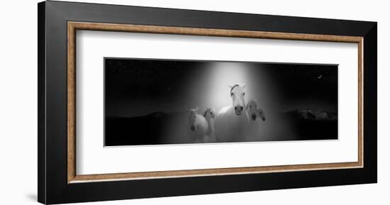 Apparitions of Equus-Rosa Mesa-Framed Art Print