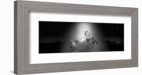 Apparitions of Equus-Rosa Mesa-Framed Art Print