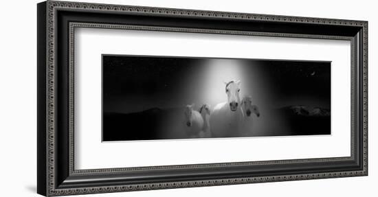 Apparitions of Equus-Rosa Mesa-Framed Art Print