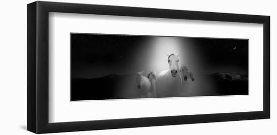 Apparitions of Equus-Rosa Mesa-Framed Art Print