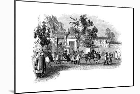 Appearance in Public of a Viceroy Attended by His Retinue, 1847-Giles-Mounted Giclee Print