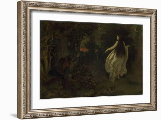 Appearance in the Forest, about 1858-Moritz Von Schwind-Framed Giclee Print