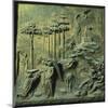 Appearance of Angels to Abraham and Sacrifice of Isaac-Lorenzo Ghiberti-Mounted Premium Giclee Print