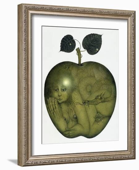 Apple and Eve and Serpent-Wayne Anderson-Framed Giclee Print