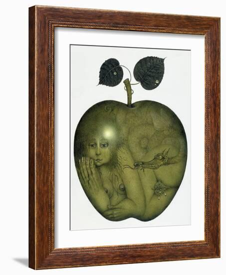 Apple and Eve and Serpent-Wayne Anderson-Framed Giclee Print