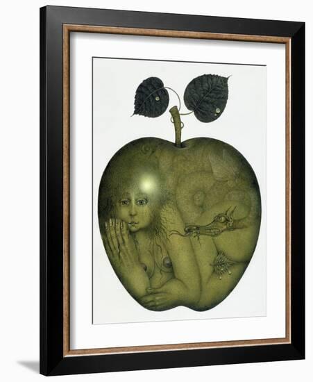 Apple and Eve and Serpent-Wayne Anderson-Framed Giclee Print