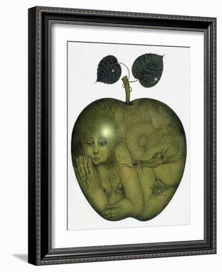 Apple and Eve and Serpent-Wayne Anderson-Framed Giclee Print