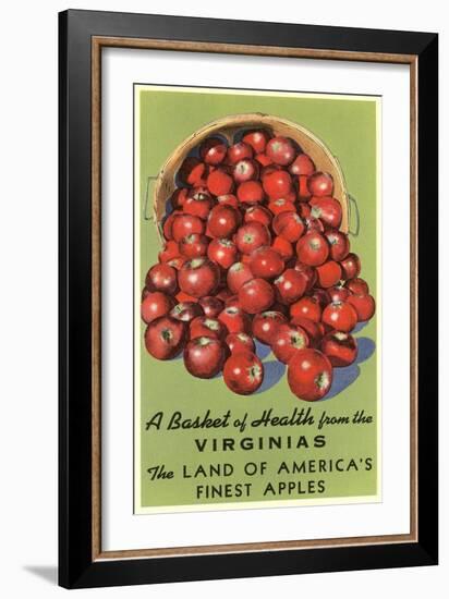 Apple Basket from Virginia-null-Framed Art Print