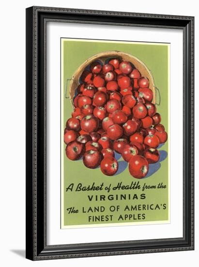 Apple Basket from Virginia-null-Framed Art Print