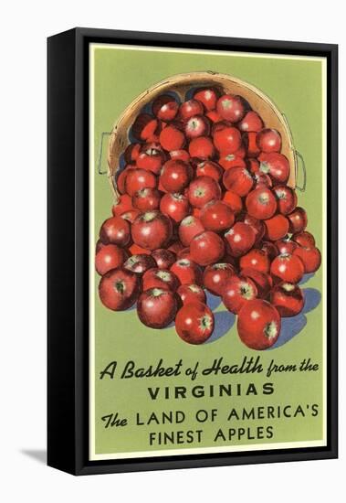 Apple Basket from Virginia-null-Framed Stretched Canvas