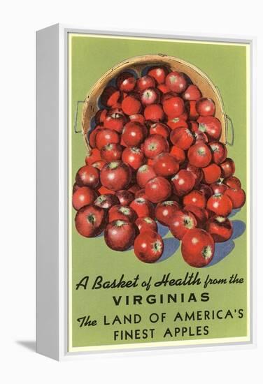 Apple Basket from Virginia-null-Framed Stretched Canvas