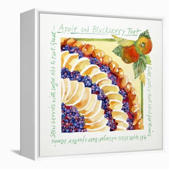 Apple Blackberry Tart, 2014-Jennifer Abbott-Framed Premier Image Canvas