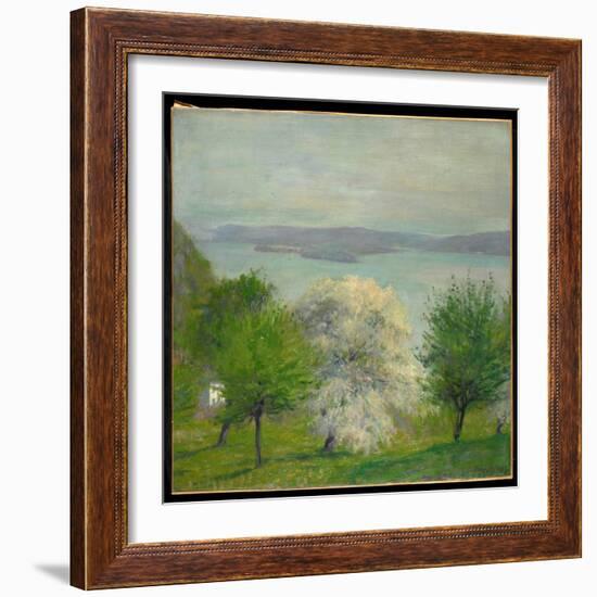Apple Blossom, 1903 (Oil on Canvas)-Robert William Vonnoh-Framed Giclee Print
