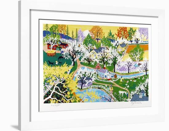 Apple Blossom Glory-Kay Ameche-Framed Limited Edition